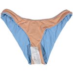 J.Crew Curved-waist cheeky bikini bottom in Blue Mist S NWT Photo 2