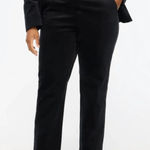 J. Crew Kallie Pant Womens‎ Size 18 Black Velvet Cropped Career Casual Photo 0