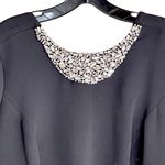 Sachin + Babi NWT  Desdemona Gown Emerald and Black Embellished Neckline Size 4 Photo 5