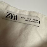 ZARA ‎ White Linen Crop Top Sz S Photo 6
