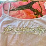 Aeropostale n.y.c. y2k vintage 2000s baby pink + white tank top cami Photo 5