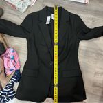 Gap NWT True Black Basic Blazer One Button Photo 6
