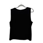 Y2K 2000's Vibes Black Beaded Flowy Tank Black Size XL Layering Casual Photo 3