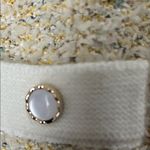 URBAN REVIVO Size XL Cropped Button Front Cardigan Sweater Pearl Buttons Gold Photo 4