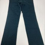 Charter Club  Lexington Straight Dark Green Houndstooth Pants Size 6 Photo 10