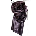 ZARA NWT  Voluminous Flower Strapless Mini Metallic Dress Crossover Strap Photo 12