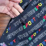 The Upside • Sport Run Performance Shorts black logo rainbow athletic wear Size 6 Photo 6