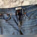 Madewell NWOT Mid Rise Kick Out Crop Jeans 27 missing one front belt loop Photo 8