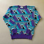 Head Vintage 90s Tyrolia Retro Geometric Funky Knit Sweater Photo 0