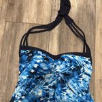 Coastal Blue  Womens Large Multicolor Tankini Top Photo 2