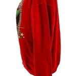 Hanes Vintage Santa Sleigh Dog Christmas Sweatshirt Womens Large Photo 2