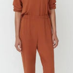 Cuyana  Open Back Jumpsuit Size medium Ginger Photo 0