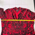 Dana Buchman 3/$20 Red Paisley Blouse 3/4 Sleeves Photo 5