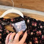 Chris & Carol  Floral Velvet Mockneck Swing Dress Photo 4