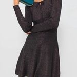 TUCKERNUCK Hyacinth House Black Metallic Selena Knit Mini Dress NWT Size XS Photo 0