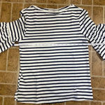 Ellison NWT  striped bell sleeve top Photo 7