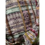 Handmade Metallic Embroidered Festival Bucket Shoulder Bag Black Photo 7