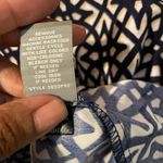 Roz & Ali Black and White Patterned Belted Cap Sleeve Zip Midi Dress Event 20 Photo 9