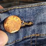 Free People GREAT HEIGHTS SKINNY JEANS DISTRESSED FRINGE RAW ANKLE JEANS W31 Photo 3