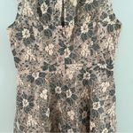 Adrianna Papell  lace dress w/crystal brooch.Dusty pink w gray/black,peephole S14 Photo 8