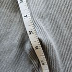 Kindly Yours Sustainable Seamless Ribbed Crossover Waist Thermal Legging XL Gray Photo 3