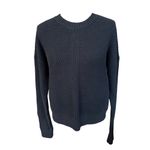 Lululemon New Heights Black Knit Ribbed Sweater Size 8 Minimalist Classy Goth Photo 12