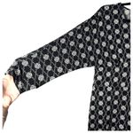 Laundry by Shelli Segal  Black Chain Pattern Knee Length Dress Size Medium Photo 2