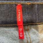 Spanx Pull On Elastic Waist Jegging Style Straight Leg High Rise Jeans Large Photo 4