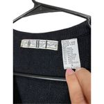 Vintage OHI Christmas Sweater Vest beaded Embroidery Size Small Black Photo 6