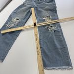 joe's jeans  Womens 27‎ Blue High Rise Straight Crop Distressed Ripped Denim Pants Photo 7