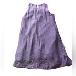 ZARA Purple Ruffled Midi Dress Photo 1