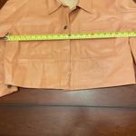 Mustard Seed Faux Leather Crop Jacket Photo 2