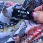 Hurley  gray blue white floral one-piece swimsuit size XXL Photo 2