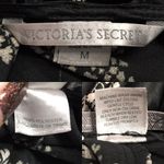 Victoria's Secret Victoria’s Secret Black Gray Foliage Teddy Top Lingerie Medium Photo 6