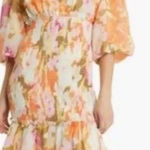 Rachel Parcell  Smocked‎ Floral Spring Fling Smocked Dress Size XS NWOT Photo 0