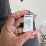 Allen Allen  Gray Linen Dress Medium Women Photo 4