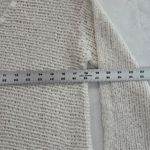 Pure Jill Cotton Knit Hoodie Sweater V Neck Long Sleeve Casual White Size M READ Size M Photo 1