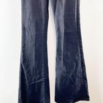 frame denim FRAME The Jet Set High Rise Flare Leg Pull On Jeans Black 0 Photo 11