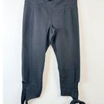 Free People Movement Leggings Black Turnout Tie Wrap Capri Yoga Ballerina XS Photo 6