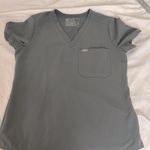 FIGS  Women's green/Gray Katarina top sz s Photo 0