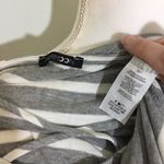 PaperMoon New Heather Gray White Striped Strappy Loose Dress Photo 5