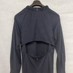 Tibi NEW NWT Astor Corset Back Cutout Dress Navy Blue Long Sleeve Sz Large L Photo 2