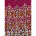 Rose + Olive NEW  Women's Blouse Medium Sleeveless High Low Floral Polyester Photo 5