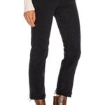 NWT Mother Superior Scrapper Cuff Ankle Fray in Who's Sorry Now Crop Jeans 29 Black Photo 9
