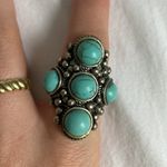 Urban Outfitters  Turquoise Round Stone Ring Photo 2