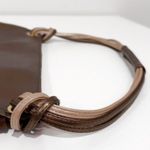 Victoria's Secret  Women's Brown Metallic Small Handbag Purse Photo 6