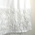 WHY White Bride Midi Dress Size L Photo 2