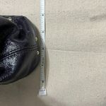 Elliott‎ Lucca Glossy Eggplant Purple Leather Textured Quilted Satchel Purse Photo 5