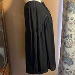 Max Studio  Sheer Black Long Sleeve Tunic Top Size Medium Photo 8