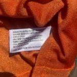 Wild Fable  Size Large Orange Collared Runched Bodycon fitted mini dress Photo 6